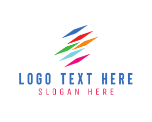 Simple - Colorful Tech Data logo design