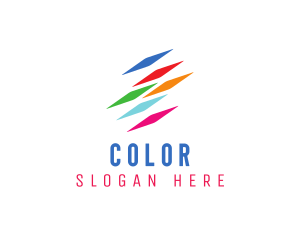 Colorful Tech Data logo design