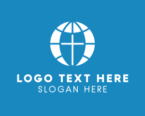 World - Global Christian Faith logo design