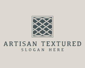 Interwoven Textile Fabric logo design