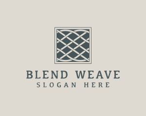 Interwoven Textile Fabric logo design