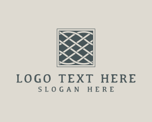 Wicker - Interwoven Textile Fabric logo design