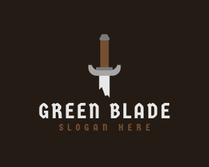 Crushed Warrior Blade logo design