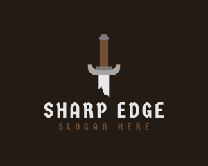 Blade - Crushed Warrior Blade logo design