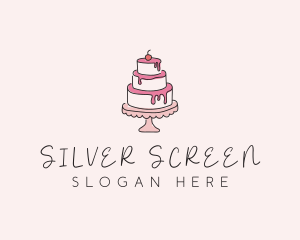 Sweet Tiered Cake Bakery Logo