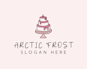 Sweet Tiered Cake Bakery logo design