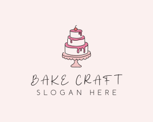 Sweet Tiered Cake Bakery logo design