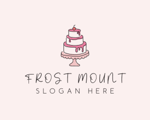 Sweet Tiered Cake Bakery logo design