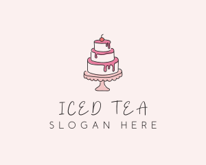 Sweet Tiered Cake Bakery logo design