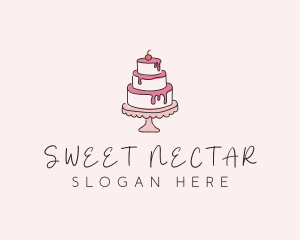 Sweet Tiered Cake Bakery logo design