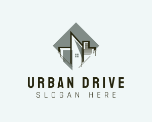 Urban City Buildings logo design