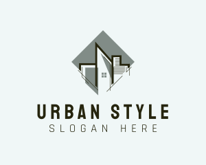 Urban City Buildings logo design