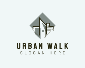 Urban City Buildings logo design