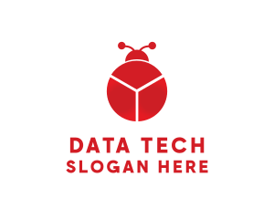 Data - Data Chart Bug logo design