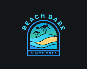 Beach Vacation Resort logo design