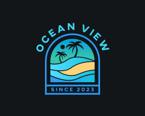 Beach Vacation Resort logo design