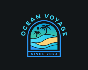 Beach Vacation Resort logo design