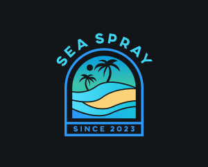 Beach Vacation Resort logo design