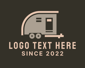 Moving - Cabin Trailer Home logo design