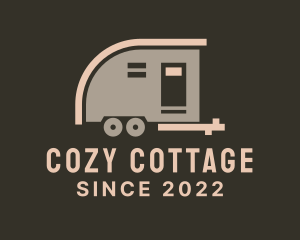 Cottage - Cabin Trailer Home logo design