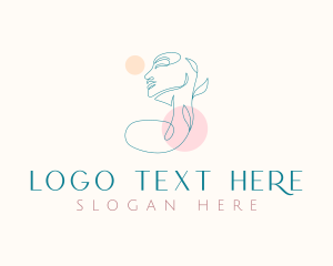 Sustainable - Natural Beauty Woman logo design