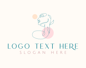 Leaves - Natural Beauty Woman logo design