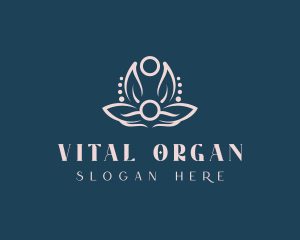 Flower Organic Massage logo design