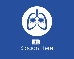 Influenza - Pulmonary Lung Viral Disease logo design