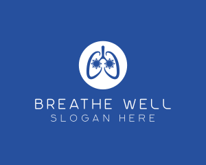 Asthma - Pulmonary Lung Disease logo design