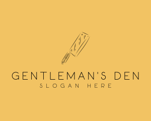 Kitchen Cleaver Knife logo design