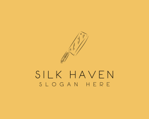 Kitchen Cleaver Knife logo design