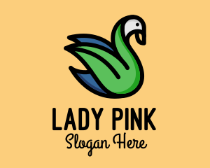 Swan Bird Aviary Logo
