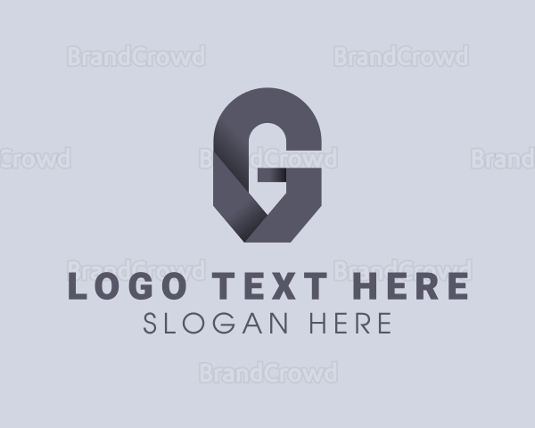 Professional Origami Fold Letter G Logo