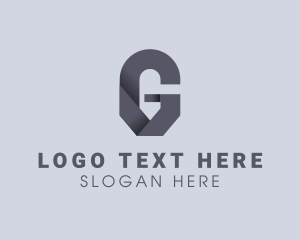 Professional Origami Fold Letter G logo design