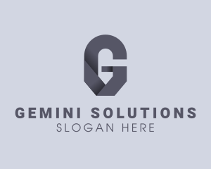 Professional Origami Fold Letter G logo design