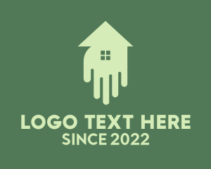 Silhouette - Hand House Construction logo design