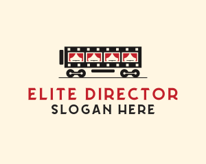 Director - Film Strip Train logo design