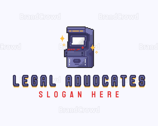 Gaming Arcade Pixel Logo