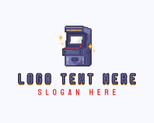 Game - Gaming Arcade Pixel logo design