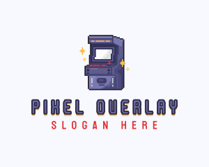 Gaming Arcade Pixel logo design