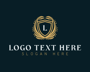 High End - Regal Shield Event Planner logo design