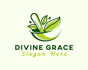 Olive Leaves - Green Leaf Salad logo design
