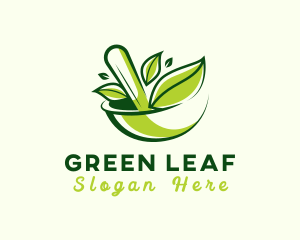 Green Leaf Salad logo design