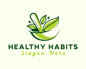 Green Leaf Salad logo design