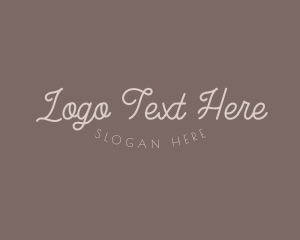 Branding - Fashion Branding Wordmark logo design