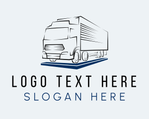 Cargo Delivery Truck Logo