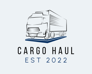 Cargo Delivery Truck logo design