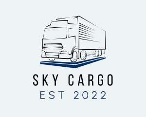 Cargo Delivery Truck logo design