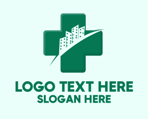 Frontliner - Green Cross Hospital logo design