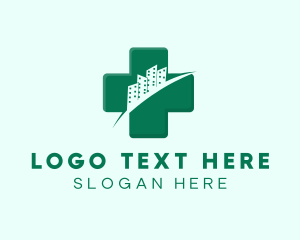 Green Cross Hospital logo design